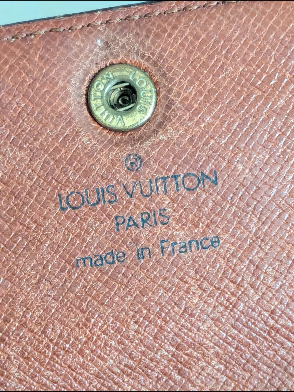 Louis Vuitton Vintage Trifold Wallet (1994, France)
